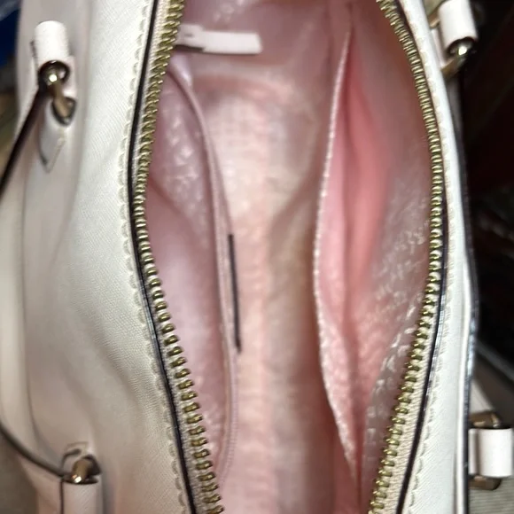 Kate Spade Satchel Blush Pink Safiano Leather w Detachable Strap 11”Lx8”Hx6”W - Picture 15 of 17